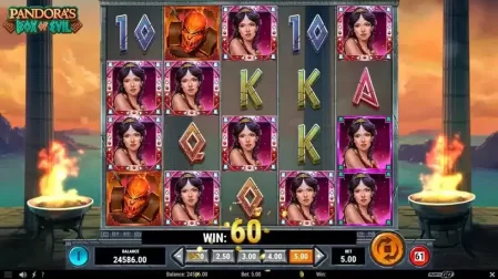 Pandora's Box of Evil slot screenshot 1