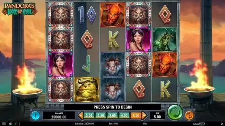 Pandora's Box of Evil slot screenshot 4
