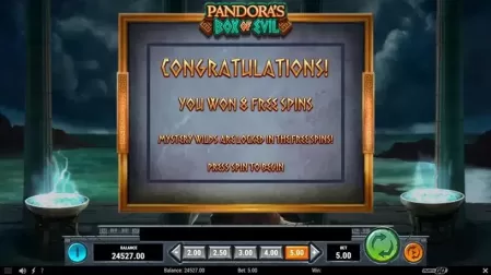 Pandora's Box of Evil slot screenshot 8