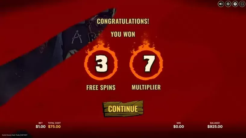 Rabid Randy Dark Trails slot screenshot 3