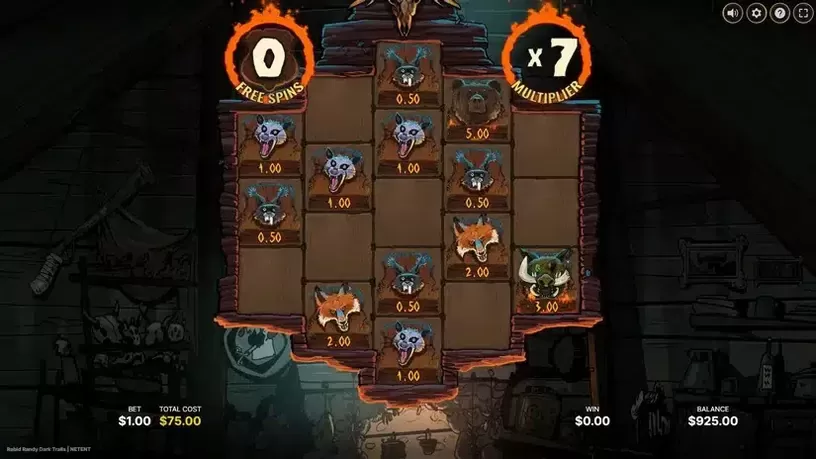 Rabid Randy Dark Trails slot screenshot 5