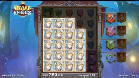 Regal Knights slot screenshot 4
