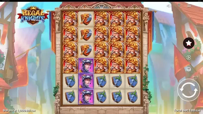 Regal Knights slot screenshot 1