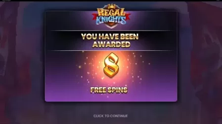 Regal Knights slot screenshot 3