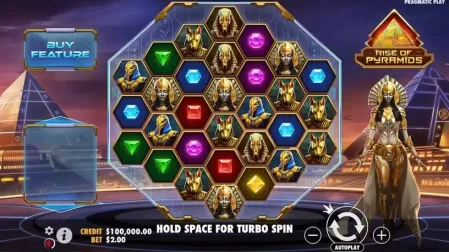 Rise of Pyramids slot screenshot 1