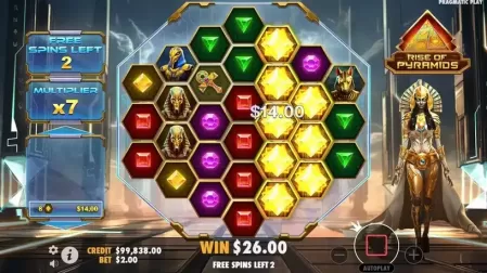 Rise of Pyramids slot screenshot 5