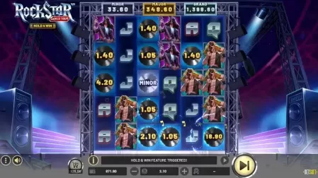 Rockstar World Tour slot screenshot 2