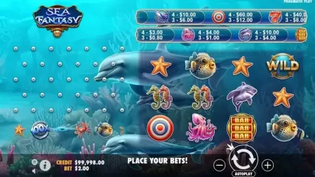 Sea Fantasy slot screenshot 1