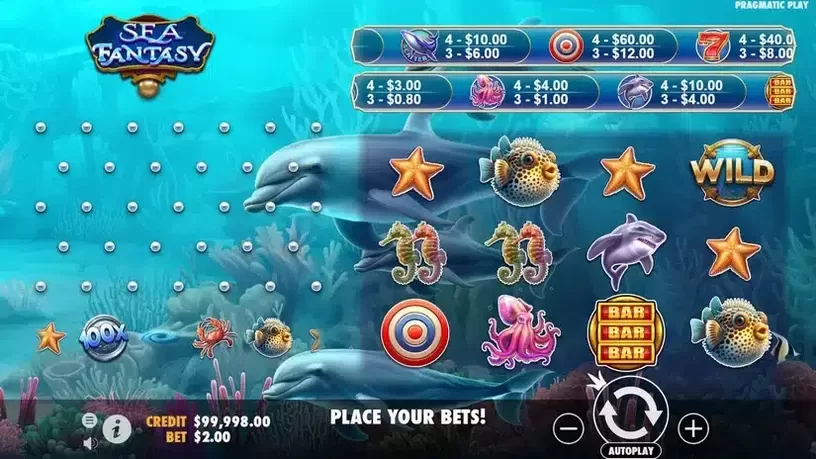 Sea Fantasy slot screenshot 1