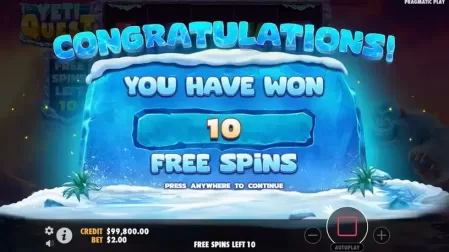 Yeti Quest slot screenshot 3