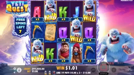 Yeti Quest slot screenshot 4