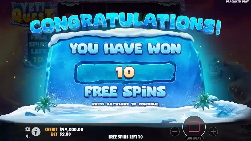 Yeti Quest slot screenshot 3