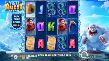 Yeti Quest slot screenshot 1