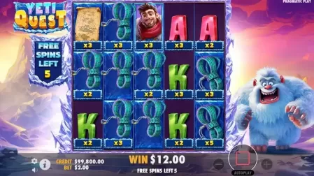 Yeti Quest slot screenshot 5