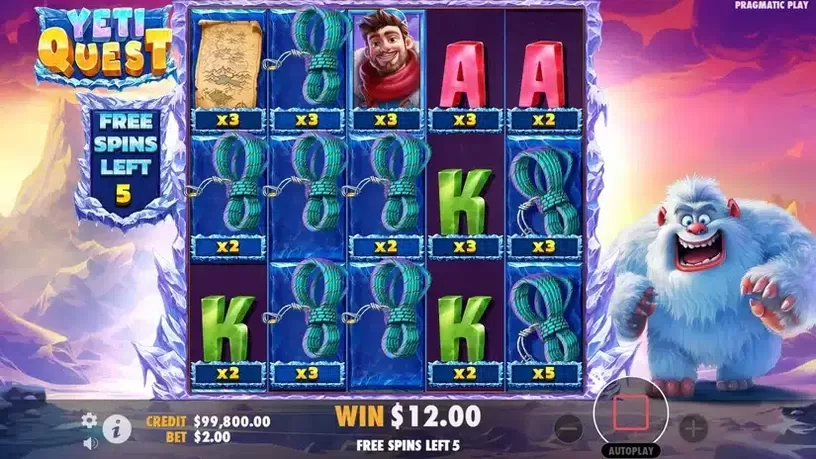 Yeti Quest slot screenshot 5