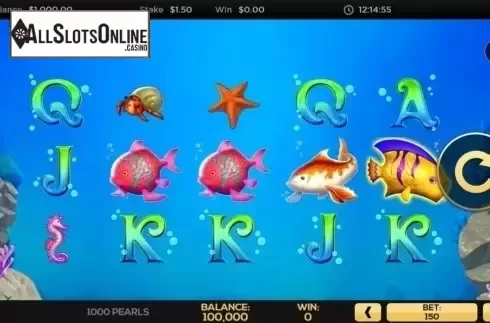 Reel Screen. 1000 Pearls from High 5 Games