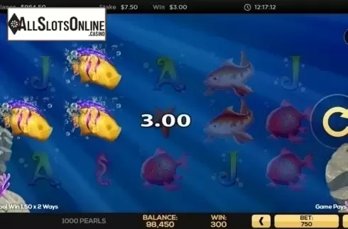 Win Screen 3. 1000 Pearls from High 5 Games