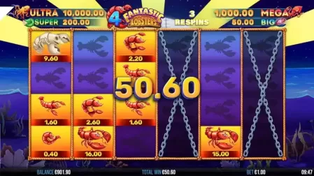 4 Fantastic Lobsters slot screenshot 7