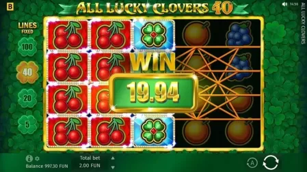 All Lucky Clovers 5 slot screenshot 3
