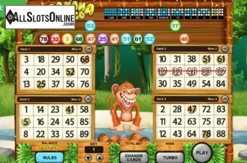 Win Screen. Banana Bingo from Caleta Gaming