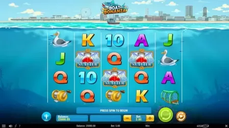 Boat Bonanza slot screenshot 1