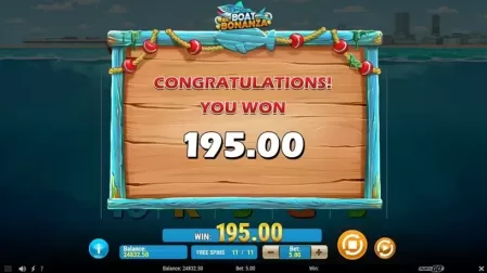 Boat Bonanza slot screenshot 7