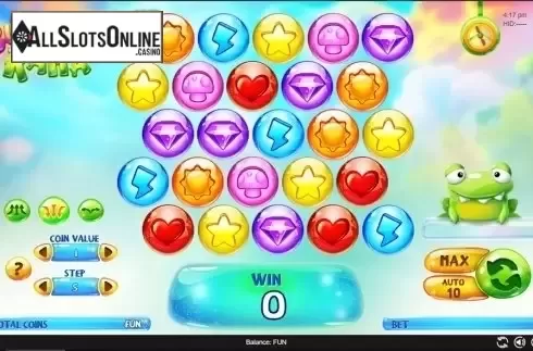 Reels screen. Bubble Rama from Espresso Games