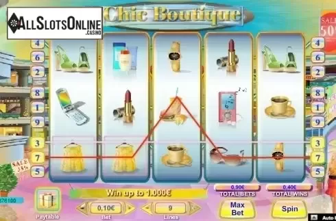 Screen 2. Chic Boutique from NeoGames