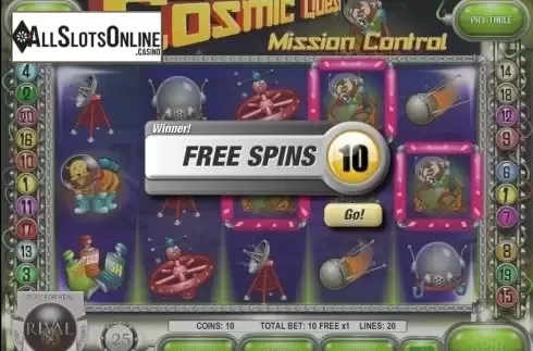Screen4. Cosmic Quest: Mission Control from Rival Gaming