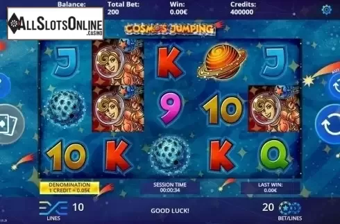 Reel Screen. Cosmos Jumping from DLV