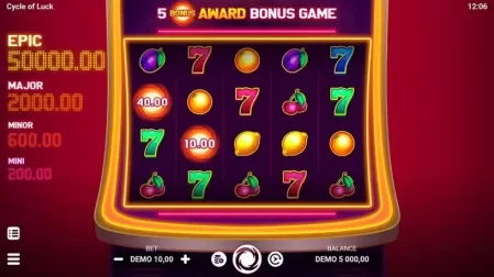 Cycle of Luck slot screenshot 1