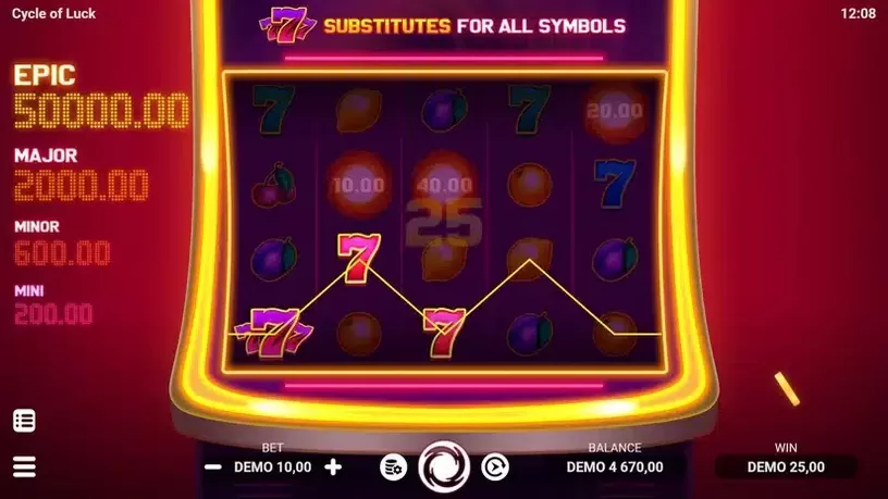 Cycle of Luck slot screenshot 4