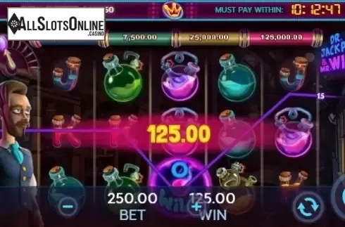 Win screen 3. Dr. Jackpot & Mr. Wild from 888 Gaming