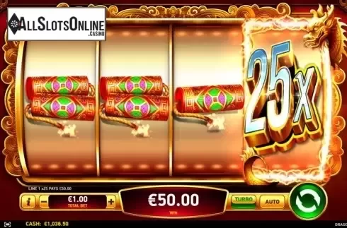 Multipliers. Dragon 8s 25x from Ruby Play