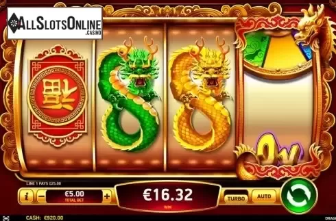 Win Screen 4. Dragon 8s 25x from Ruby Play