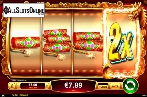 Win Screen 1. Dragon 8s 25x from Ruby Play