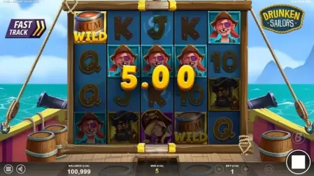 Drunken Sailors slot screenshot 2