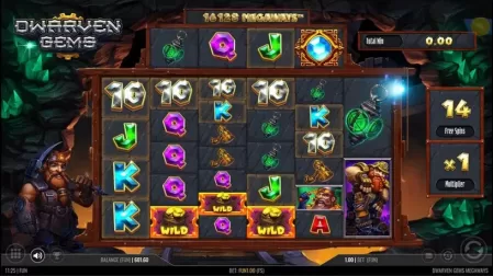 Dwarven Gems Megaways slot screenshot 4