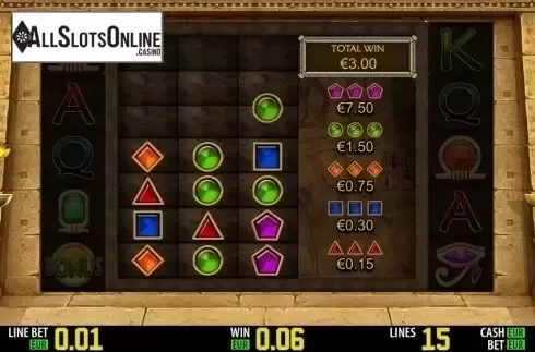 Bonus game. Egyptian Wild HD from World Match