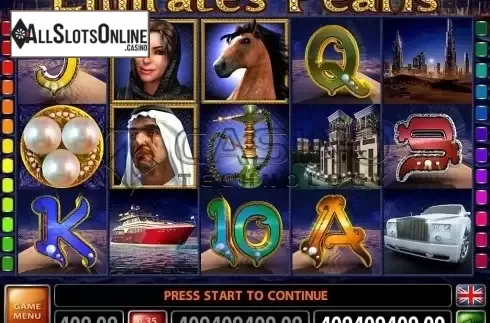 Screen3. Emirates Pearls from Casino Technology
