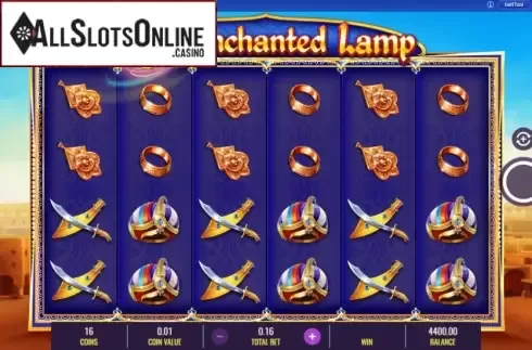 Reel Screen. Enchanted Lamp from IGT