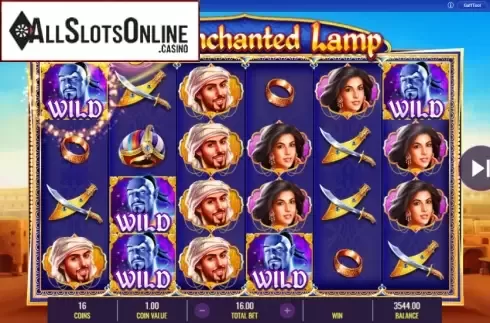 Lamp Feature. Enchanted Lamp from IGT