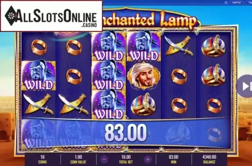 Win Screen 3. Enchanted Lamp from IGT
