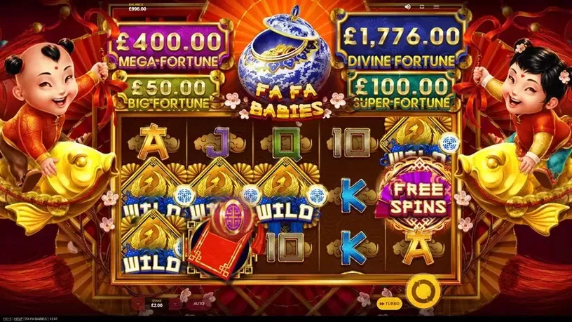 Fa Fa Babies slot screenshot 2