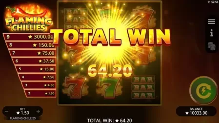 Flaming Chilies slot screenshot 8