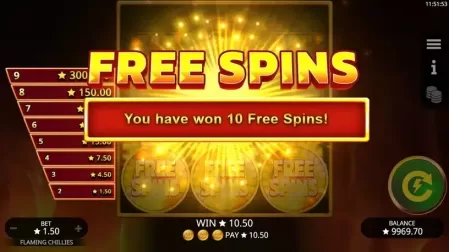 Flaming Chilies slot screenshot 6