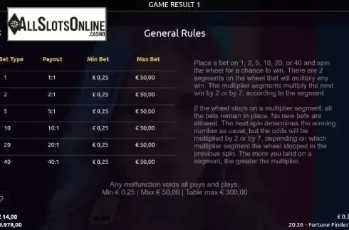 Game rules