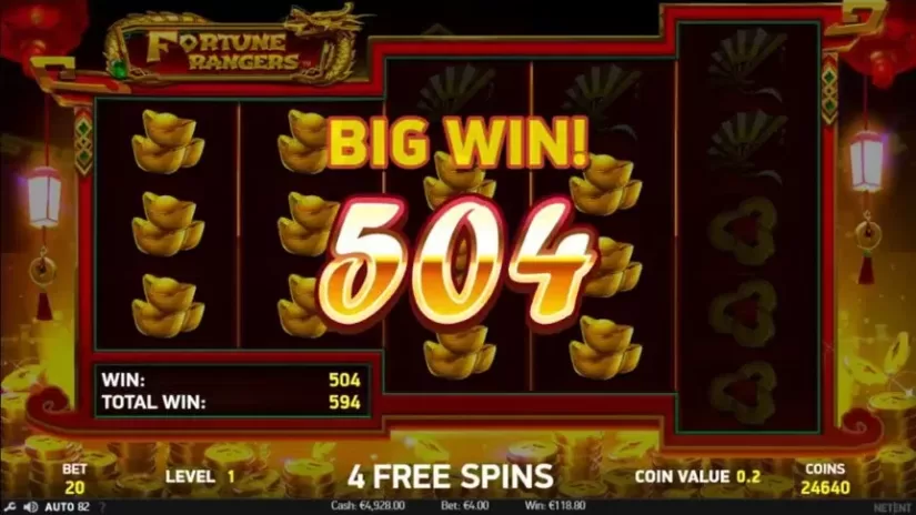 Fortune Rangers slot screenshot 4