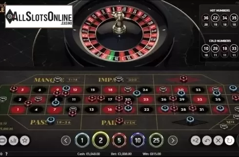 Game Screen. French Roulette VIP Limit from NetEnt