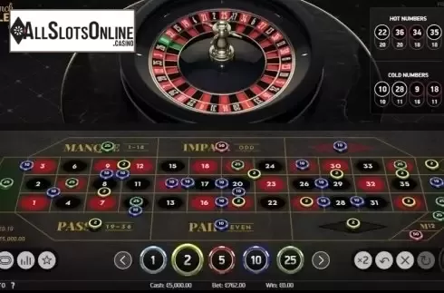 Game Screen. French Roulette VIP Limit from NetEnt